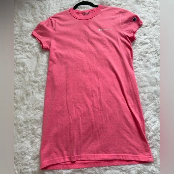 Champion Vibrant Pink Tee Dress - Picture 2 of 3